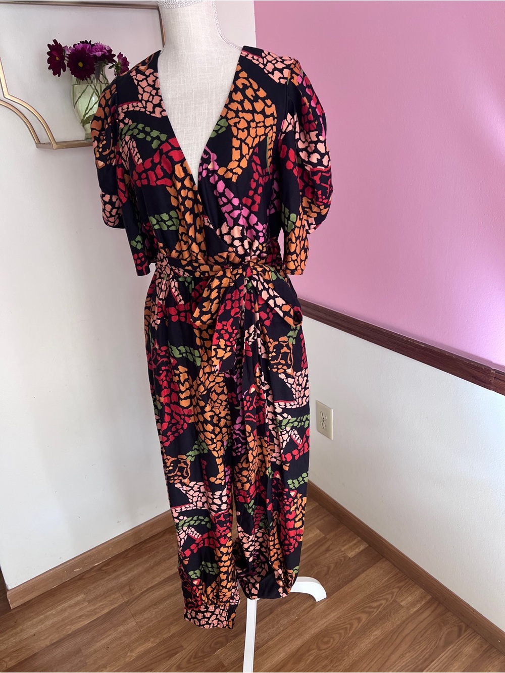 Farm Rio Multi-Colored Leopard Jumpsuit - Picture 2 of 11